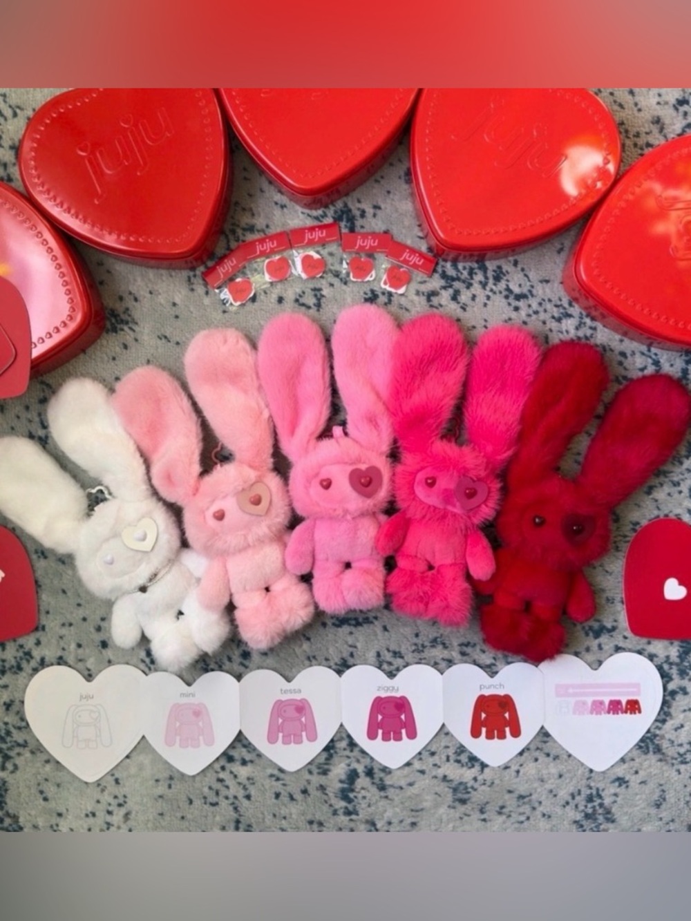 NWT Full Set of 5 Juju Valentines - Picture 2 of 9